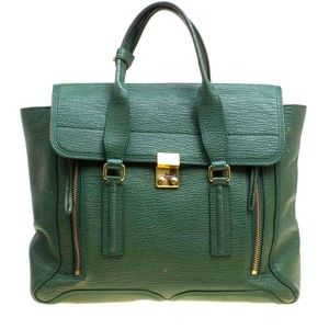 3.1 Phillip Lim Pashli Large Green Satchel